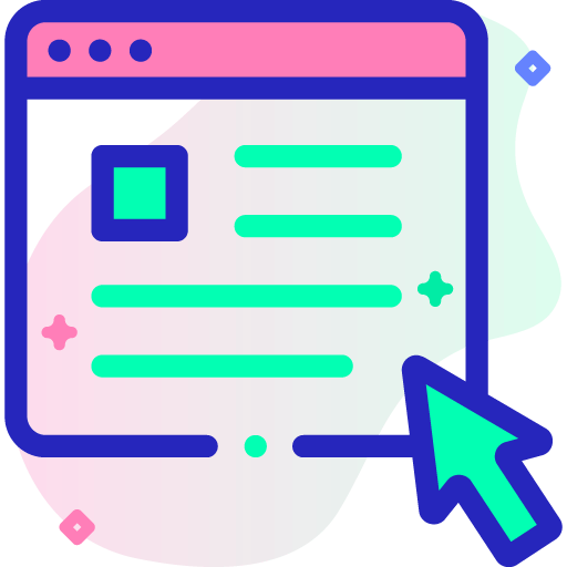 Web portal design service icon